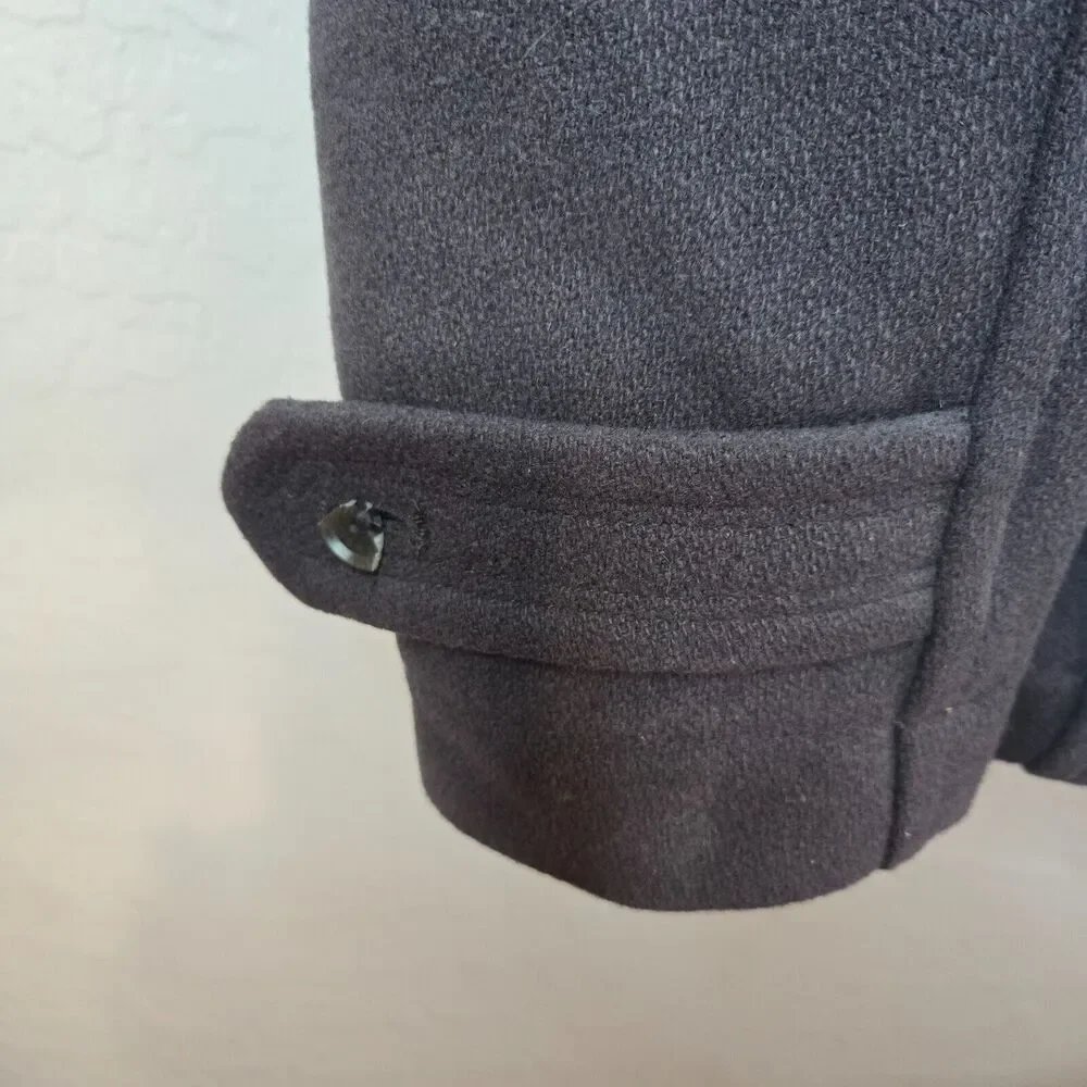 Diesel Only The Brave Gray Double Breasted Outdoor Men's Pea Coat Size 2XL